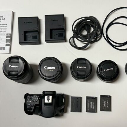 yp Canon Eos Rebel Sl3 Dslr With Five Lenses And Accessories ❤️ 📸