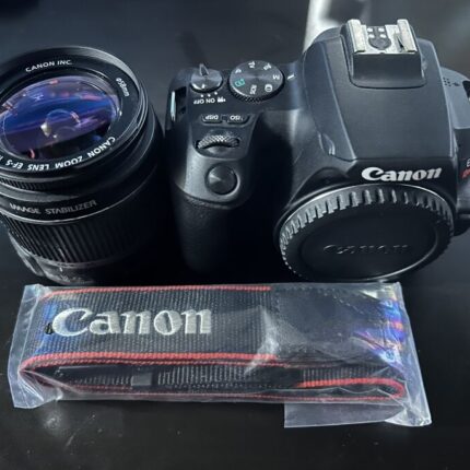 Pk Canon Eos Rebel Sl3 24.1Mp Digital Camera Black W/ 18-55Mm Lens Low Shutter ❤️ 📸