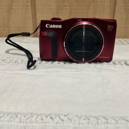 Near Mint Canon PowerShot SX710HS Wi-Fi Camera 20.3MP 30X Optical Zoom Red
